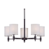 Forte Lighting 5 Light 25" Wide Chandelier Antique Bronze