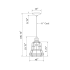 Forte Lighting-7108-01-Line Drawing