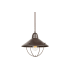 Forte Lighting Single Light 11" Wide Pendant with Metal Shade Antique Bronze