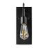 Forte Lighting Fergie Wall Sconce Black