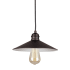 Forte Lighting Single Light 10" Wide Mini Pendant Antique Bronze