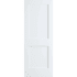 Frameport Shaker 28 Inch by 96 Inch Flat 2 Panel Interior Slab Passage Door Primed