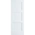 Frameport Shaker 32 Inch by 80 Inch Flat 3 Panel Interior Slab Passage Door Primed