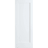 Frameport Shaker 32 Inch by 96 Inch Flat 1 Panel Interior Slab Passage Door Primed