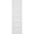 Frameport Shaker 32 Inch by 96 Inch Flat 6 Panel Interior Slab Passage Door Primed