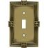 Franklin Brass Pineapple Series Single Wall Plate Tumbled Antique Brass