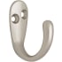 Franklin Brass Basics Single Hook Robe Hook - Pack of 10 Nickel