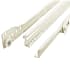 Franklin Brass 18 Inch 3/4 Extension Euro Slide Drawer Slides with 50 Pound Weight Capacity and Soft Close - Pack of 10 White