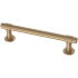 Franklin Brass Francisco Antimicrobial 4 Inch Center to Center Bar Cabinet Pull - Pack of 5 Champagne Bronze Antimicrobial