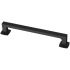 Franklin Brass Parow 6-5/16 Inch Center to Center Handle Cabinet Pull - Pack of 10 Matte Black