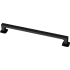 Franklin Brass Parow 8-13/16 Inch Center to Center Handle Cabinet Pull - Pack of 5 Matte Black