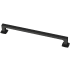 Franklin Brass Parow 8-13/16 Inch Center to Center Handle Cabinet Pull - Pack of 10 Matte Black