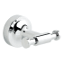 Franklin Brass Voisin Double Robe Hook Polished Chrome