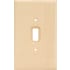 Franklin Brass Wood Square Single Toggle Switch Wall Plate - Pack of 3 Unfinished Wood