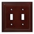 Franklin Brass Classic Architecture Double Switch Wall Plate Espresso