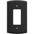 Franklin Brass Soft Arch Single Rocker Switch Outlet - Pack of 3 Matte Black