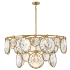  Chandelier with Canopy - BLK