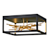 Fredrick Ramond Styx 18" Wide Integrated LED Flush Mount Ceiling Fixture Black