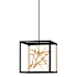 Fredrick Ramond Styx 20" Wide LED Abstract Chandelier Black