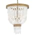 Fredrick Ramond Dune 4 Light 18" Wide Beaded Waterfall Chandelier Burnished Gold