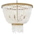 Fredrick Ramond Dune 8 Light 32" Wide Beaded Waterfall Chandelier Burnished Gold