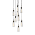 Fredrick Ramond Cosette 9 Light 20" Wide LED Multi Light Pendant Black Oxide