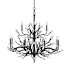 Fredrick Ramond Eve 12 Light 49" Wide LED Crystal Candle Style Chandelier Brushed Graphite