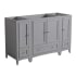 Fresca Oxford 54" Single Free Standing MDF Vanity Cabinet Only - Less Vanity Top Gray