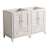 Fresca Oxford 48" Double Free Standing MDF Vanity Cabinet Only - Less Vanity Top Antique White