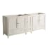 Fresca Oxford 83" Double Free Standing MDF Vanity Cabinet Only - Less Vanity Top Antique White