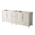 Fresca Oxford 84" Double Free Standing Vanity Cabinet - Less Vanity Top Antique White