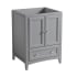 Fresca Oxford 24" Single Free Standing MDF Vanity Cabinet Only - Less Vanity Top Gray