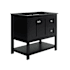 Fresca Manchester 36" Single Free Standing Vanity Cabinet - Less Vanity Top Black