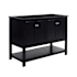 Fresca Manchester 48" Double Free Standing Vanity Cabinet - Less Vanity Top Black