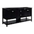 Fresca Manchester 72" Double Free Standing Vanity Cabinet - Less Vanity Top Black