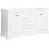 Fresca Windsor 60" Double Free Standing Manufactured Wood Vanity Cabinet Only - Less Vanity Top Matte White