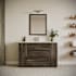 Fresca Formosa 54" Free Standing Single Basin Vanity Set with Cabinet and Quartz Vanity Top Acacia Wood / Countertop White