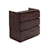 Fresca Formosa 35" Single Free Standing Vanity Cabinet - Less Vanity Top Acacia Wood