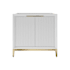 Fresca Wellington 36" Single Free Standing Vanity Cabinet Only - Less Vanity Top White