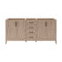 Fresca Silas 72" Double Free Standing Vanity Cabinet Only - Less Vanity Top Vanilla Oak
