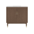 Fresca Sawyer 36" Free Standing Single Basin Vanity Set with Cabinet and Quartz Vanity Top Mocha Birch