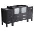 Fresca Torino 60" Single Free Standing Engineered Wood Vanity Cabinet Only - Less Vanity Top Espresso