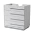 Fresca Livello 29-3/8" Engineered Wood Vanity Cabinet Only - Less Vanity Top White