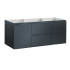 Fresca Valencia 48" Single Wall Mounted / Floating Vanity Cabinet Only - Less Vanity Top Dark Slate Gray