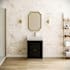 Fresca Valencia 24" Free Standing Single Basin Vanity Set with Cabinet and Acrylic Vanity Top Dark Slate Gray