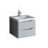 Fresca Tuscany 24" Wall Mounted Single Basin Vanity Set with MDF Cabinet and Acrylic Vanity Top Glossy Gray