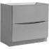 Fresca Tuscany 36" Single Free Standing Vanity Cabinet - Less Vanity Top Glossy Gray