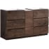 Fresca Lazzaro 60" Double Free Standing Manufactured Wood Vanity Cabinet Only - Less Vanity Top Rosewood