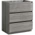 Fresca Lazzaro 30" Single Free Standing Manufactured Wood Vanity Cabinet Only - Less Vanity Top Glossy Ash Gray