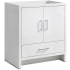 Fresca Imperia 30" Single Free Standing Manufactured Wood Vanity Cabinet Only - Less Vanity Top Glossy White